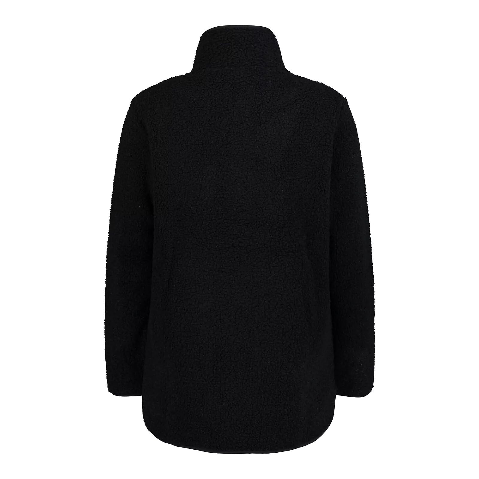 CMP Giacca Lunga Da Donna In Pile Teddy Highloft Giacca lunga da donna in pile teddy Highloft Donna