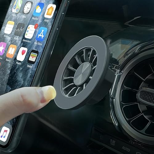 BEERTE Se adapta a Magsafe - Soporte de coche para Mercedes Benz GLA 2021-2024 20 imanes fuertes Soporte magnético para teléfono para iPhone 15, 14,