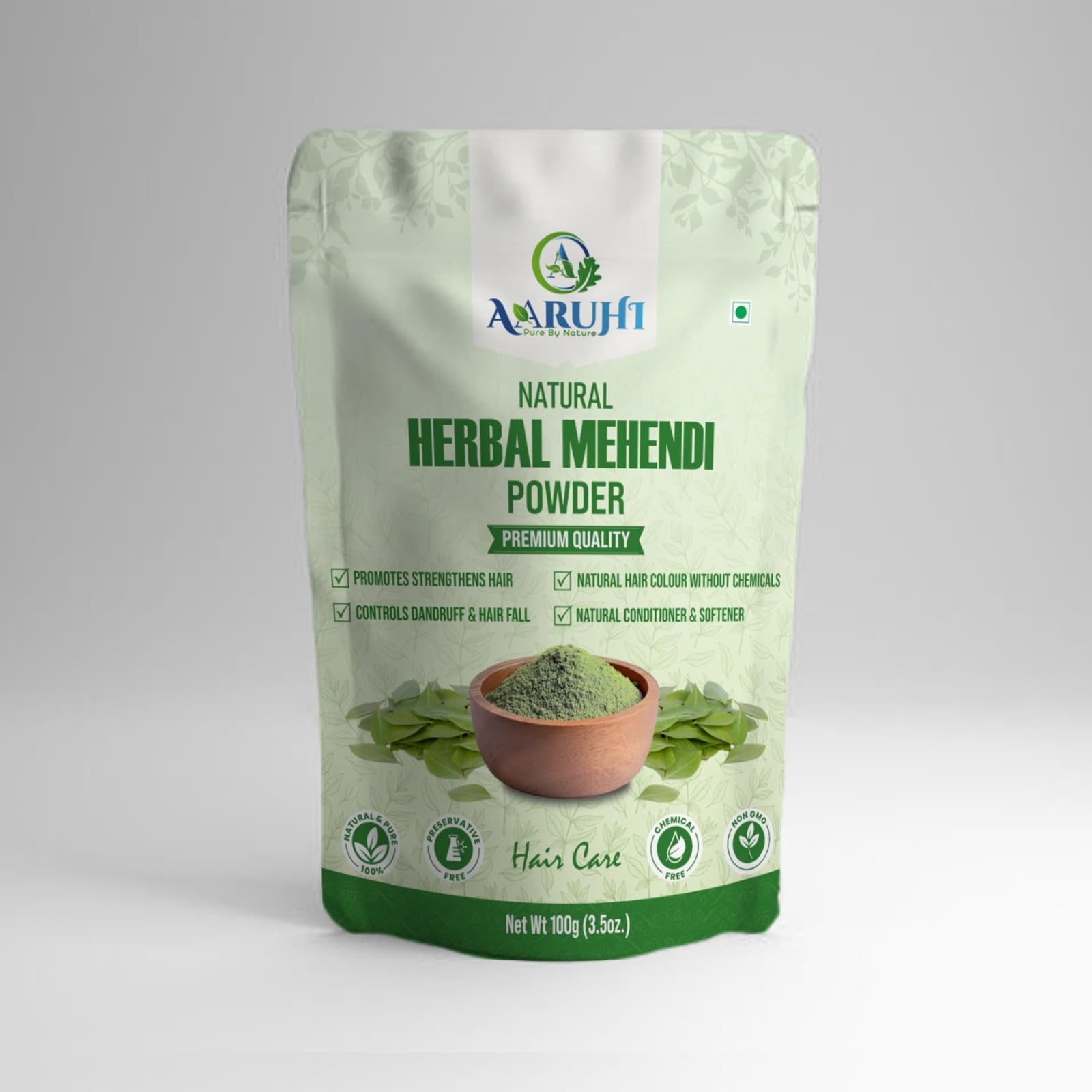 Natural Herbal Mehendi Powder for Hair Care | 100% Pure Herbal Henna Powder | Natural Hair Color, Hair Conditioning & Dandruff Control | Chemical Free | 200g-picture-16