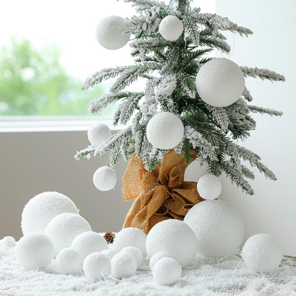 144 Pcs Christmas Balls Ornaments Set, Christmas Hanging