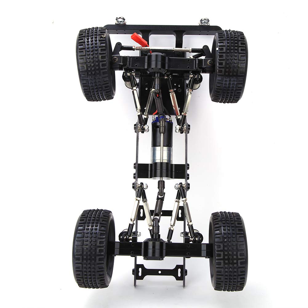Alomejor Chasis de Coche RC, Accesorio de Mejora de Precisión CNC for