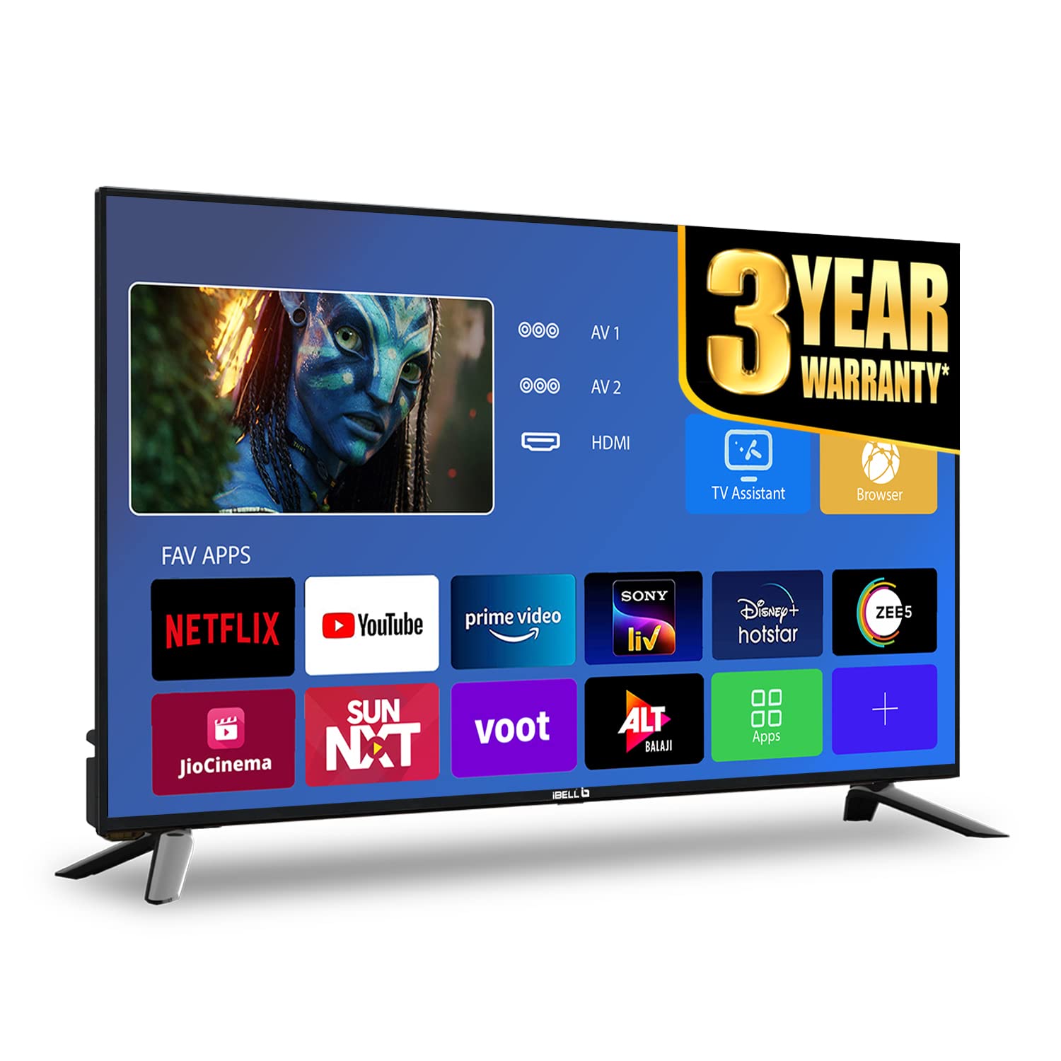 IBELL 109 cm (43 Inches) Smart Full HD LED TV, Android 9.0, Wide Screen (LES435SE, Black) (B0BRNCDXJ7) Amazon Price History, Amazon Price Tracker