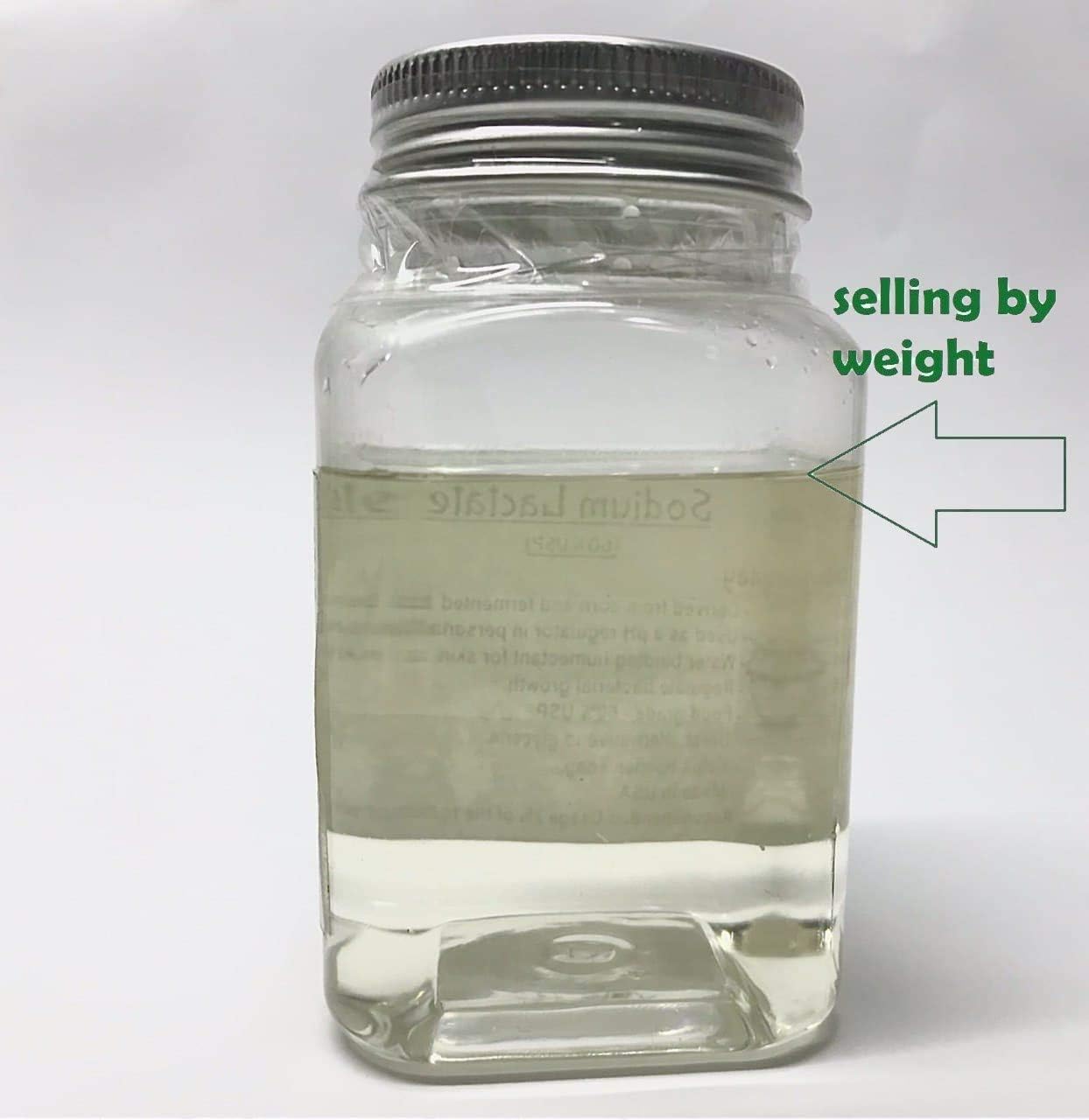 Sodium Lactate - for Broad Spectrum preservatives - Used in Cosmetics. Used as pH Regulator- Helps Reduce The Moisture Loss - 4 oz