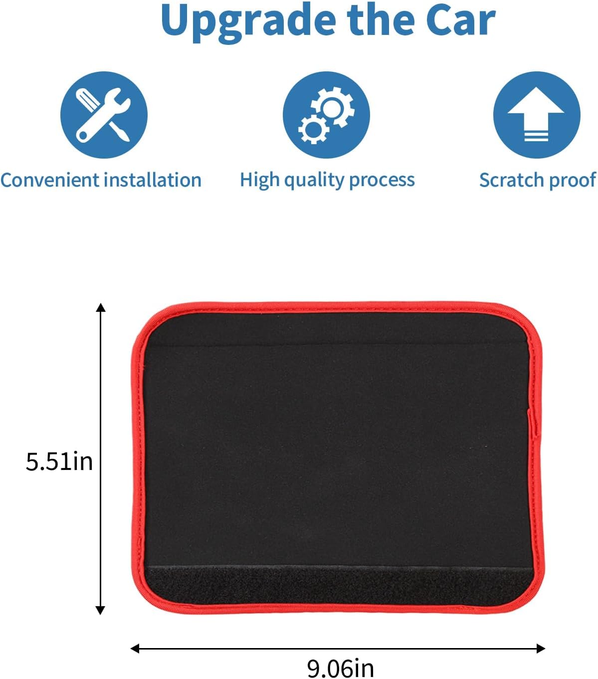 for Jeep JK Passenger Grab Handle Protector Cover Fit for Jeep Wrangler JK JKU 2007-2010 Black Red Interior Accessories 1pc
