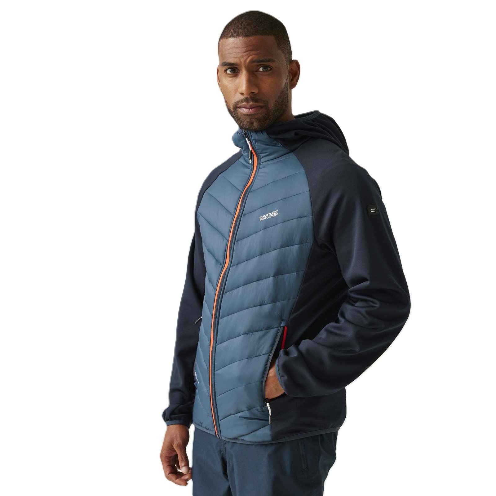 Regatta Mens Andreson VIII Hybrid Lightweight Softshell Jacket - Moonlight Denim Navy - S