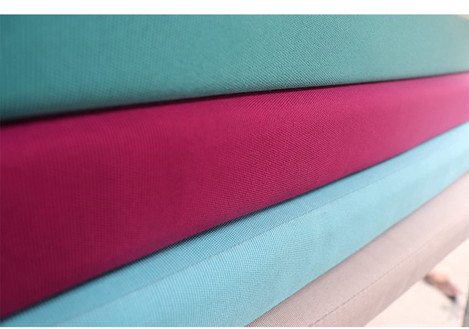 Cuscino impermeabile per panca da giardino, 100 cm, con spugna ad alta densità 40D, 2/3 posti, cuscino per sedia a dondolo da 120 cm, colore beige, 150 x 40 x 5 cm