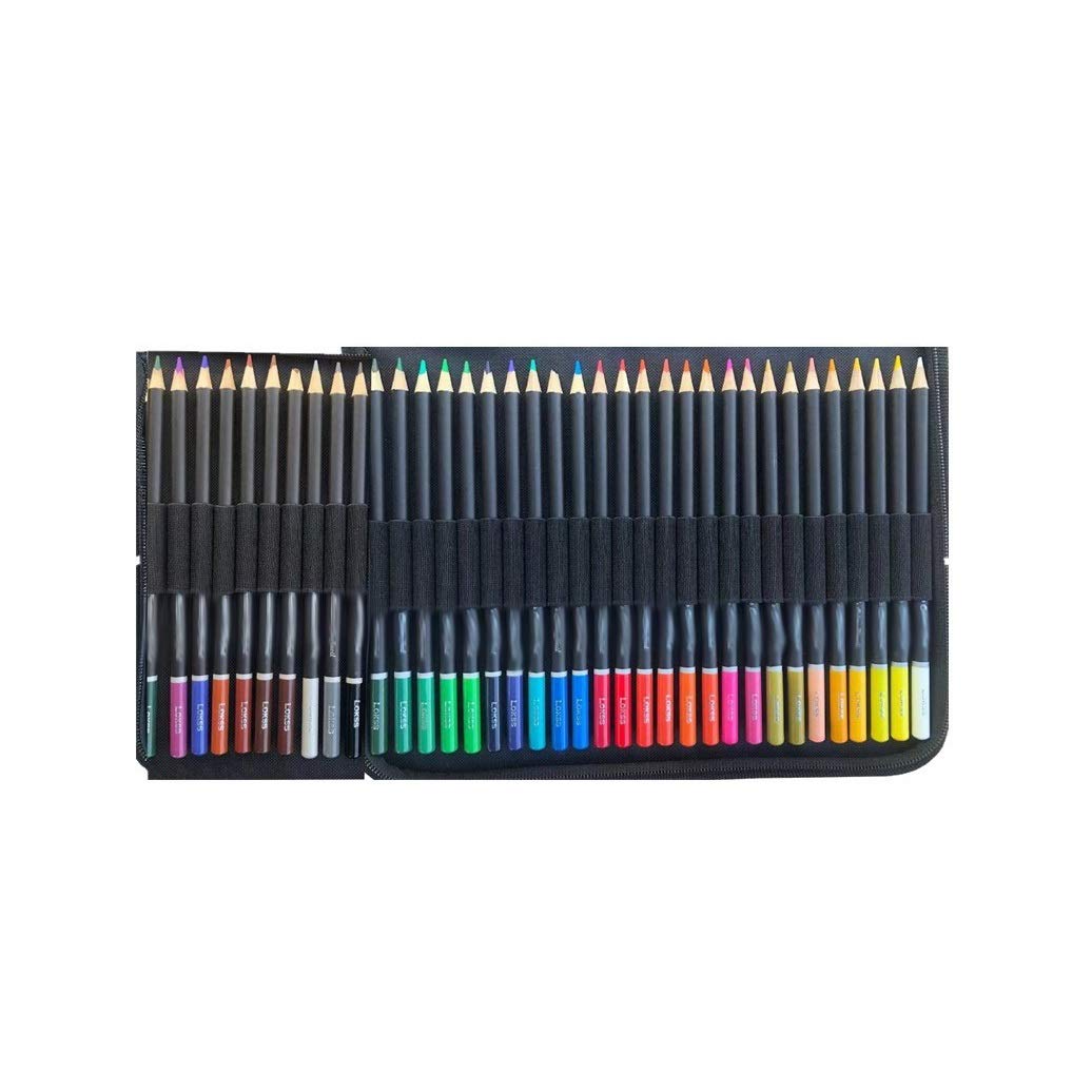 Nylonbeutel-Set Skizzenpinsel-Set 45 Stück pro Set, einschließlich 39 Bleistifte, Bleistifte für Erwachsene, Buntstifte-Set als Geschenk