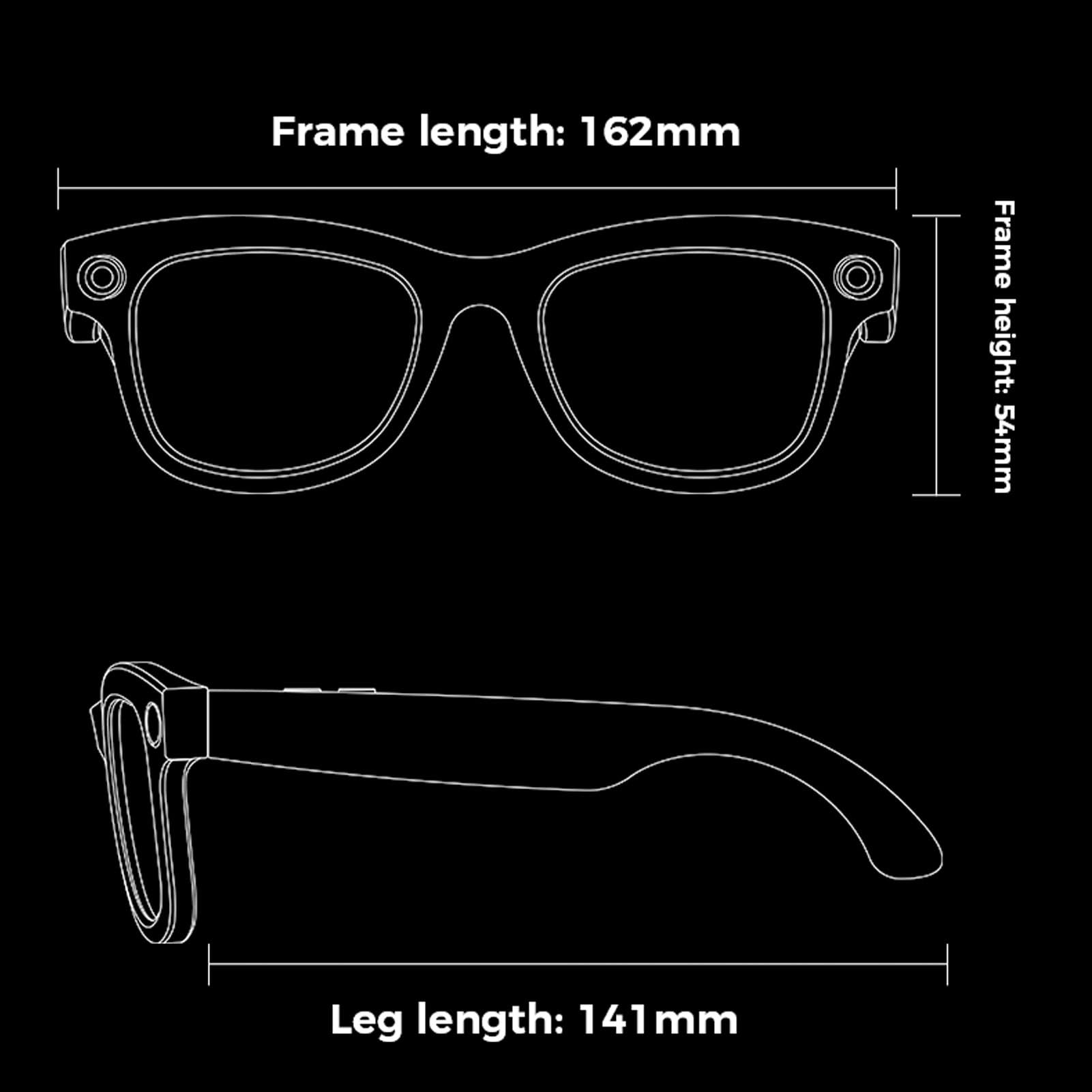 Gafas Inteligentes, Gafas de Traductor de IA, Cámara Multifuncional de 8MP Bluetooth Llama Gafas de Música, Reconocimiento de Objetos de Fotografía, para Chatgpt (Gafas de Sol)