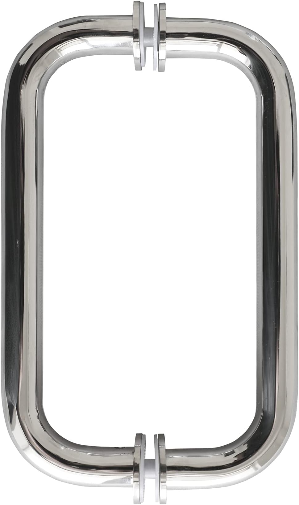 Dynasty Hardware 8" Back to Back Tubular Shower Door Pull for Frameless
