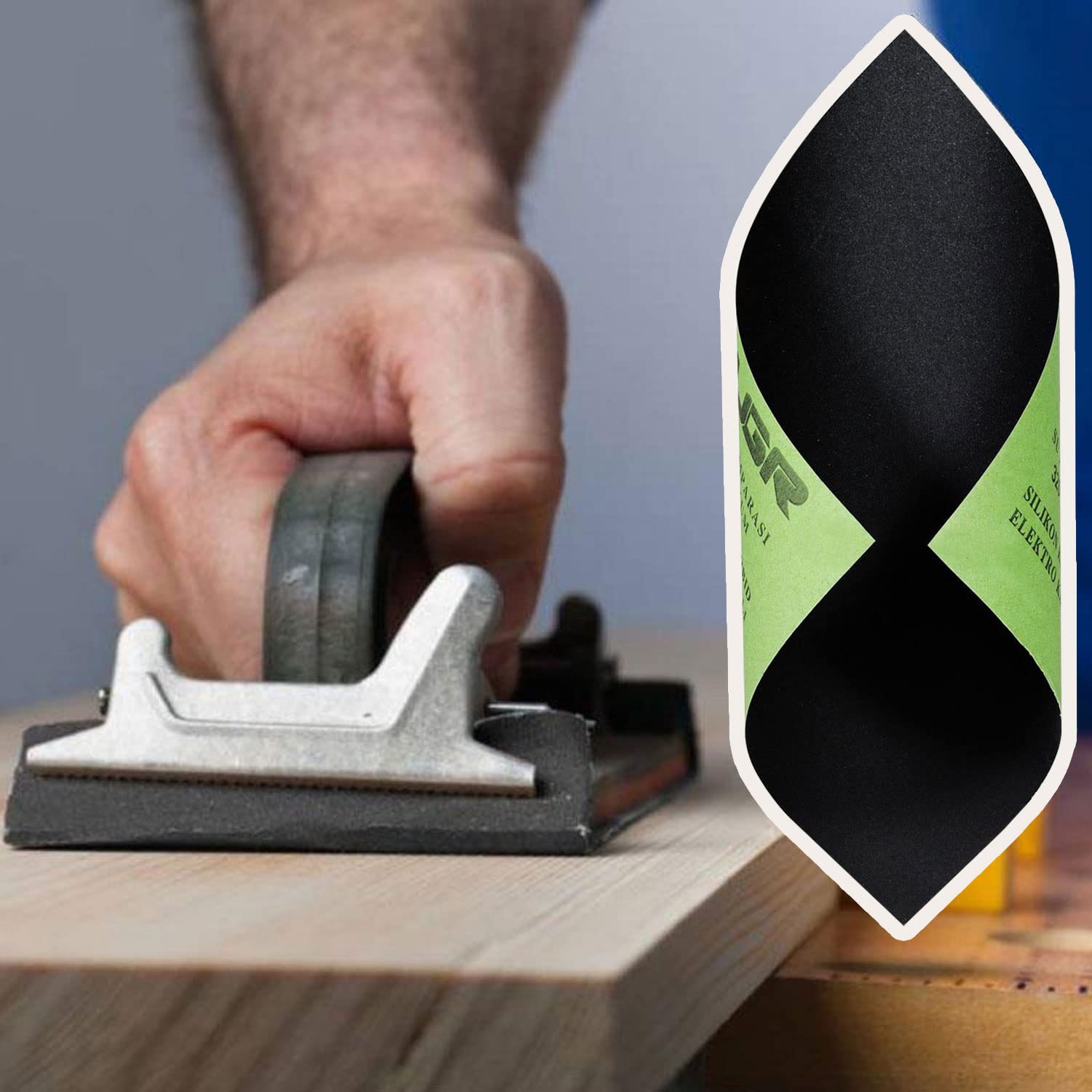 Badem10 Ugr Su Zımparası Yumuşak Kağıt Tabaka Sulu Kuru Zımpara 23x28 cm 360 Kum 1 ADET