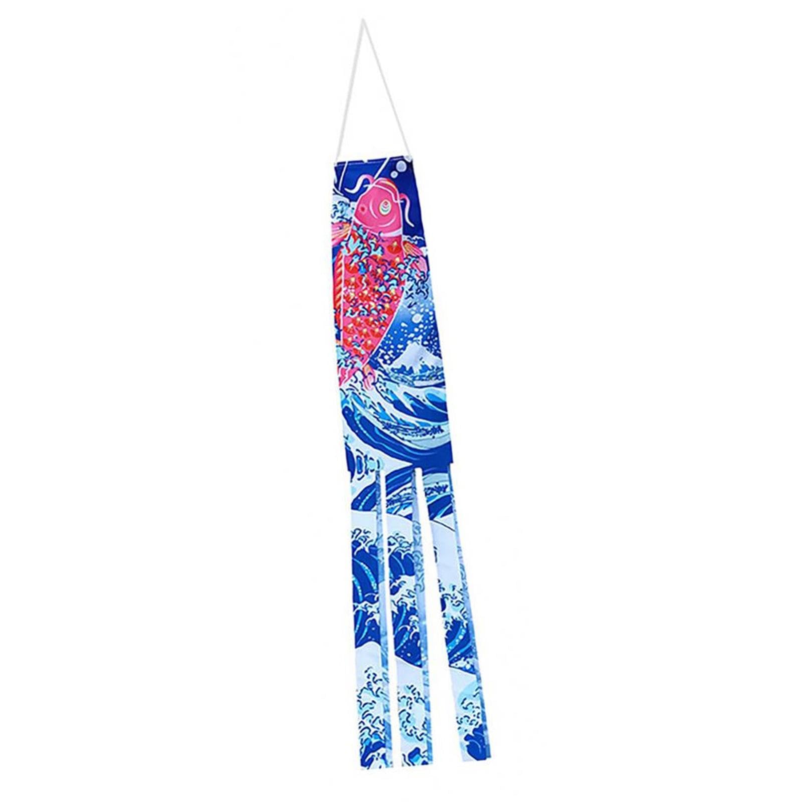 Enakshi Japanese Carp Windsock 140cm Streamer Fish Flags Kite for Yard Sushi Bar Wall Style F|Home & Garden | Yard, Garden & Outdoor Living | Garden D?©cor | Windmills & Wind Spinners-image-47