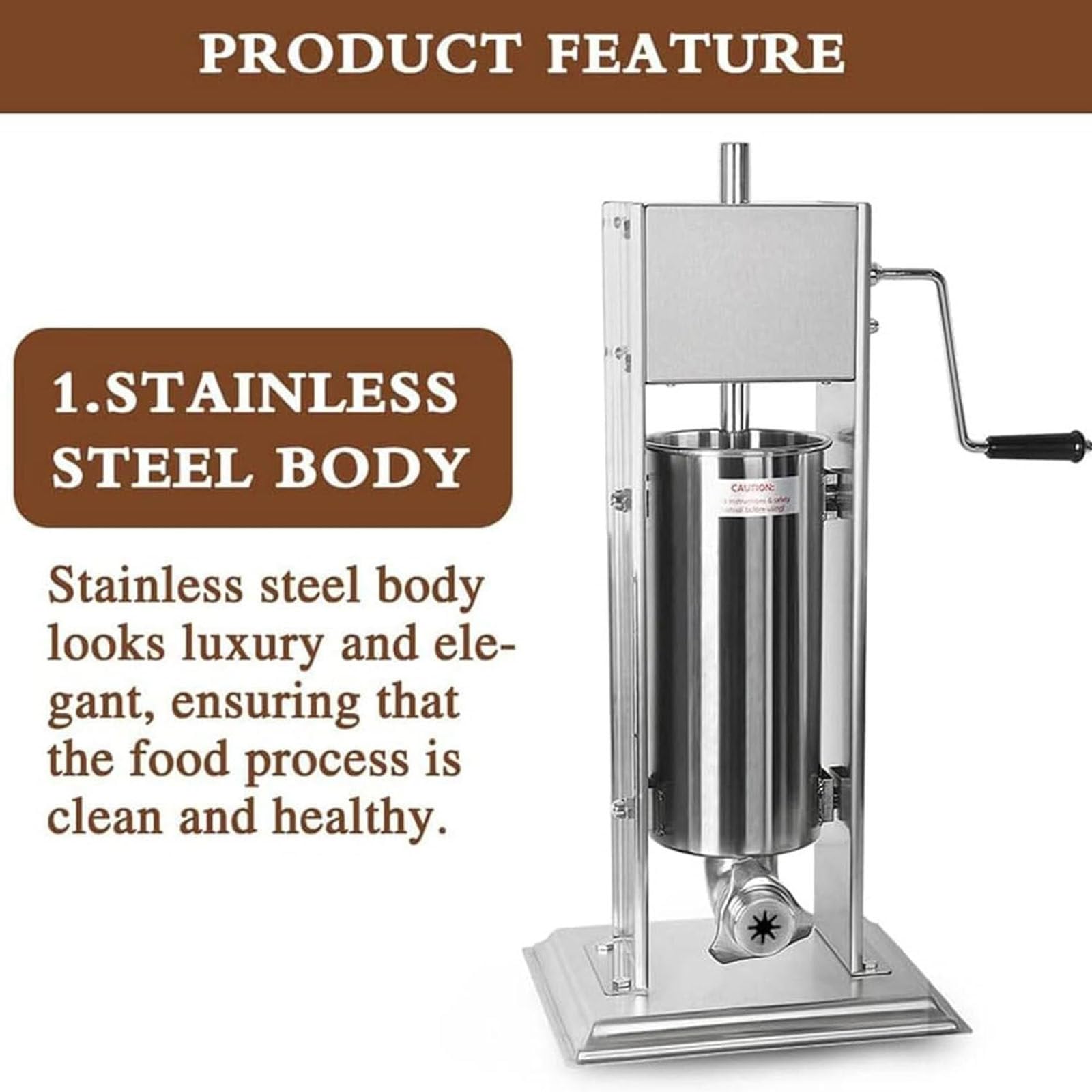 PixCy Máquina De Churros Manual Vertical Español Churros Makerheavy Manual Churros Maquina 4PCS Boquillas Verticales Churrera Español Máquina para Restaurantes Y Panaderías,7L