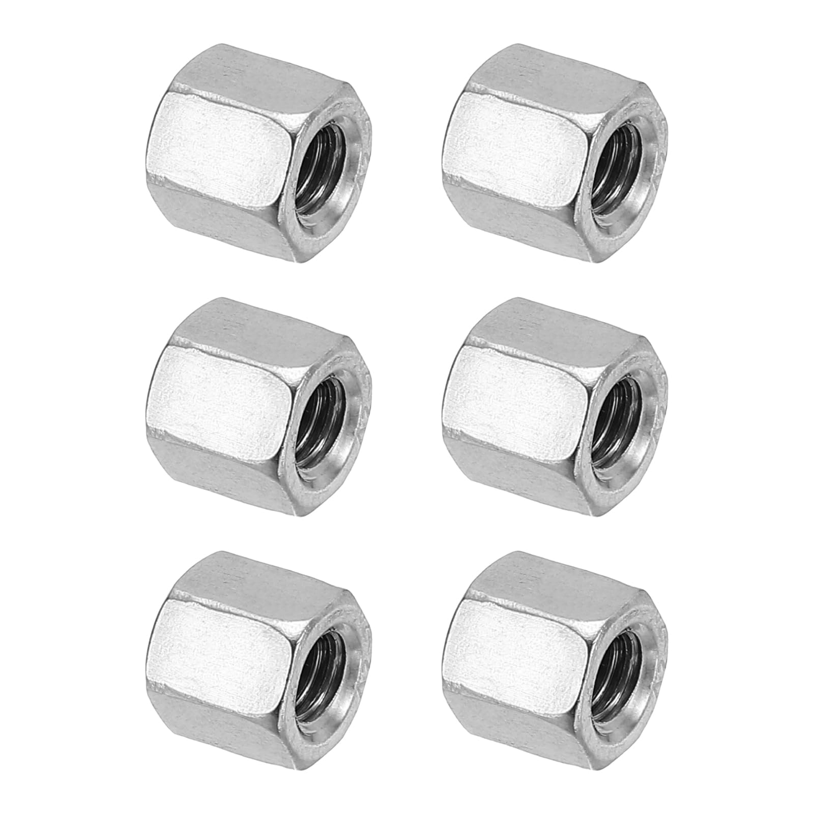 M6 Stainless Steel Coupling Nuts - 6 Pack -12