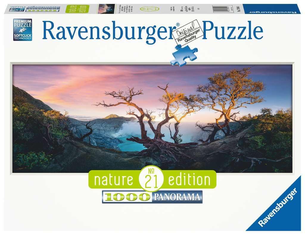 Ravensburger Puzzle 17094 Sulphuric Acid Lake on Mount Ijen, Java-Nature Edition 1000 Pieces