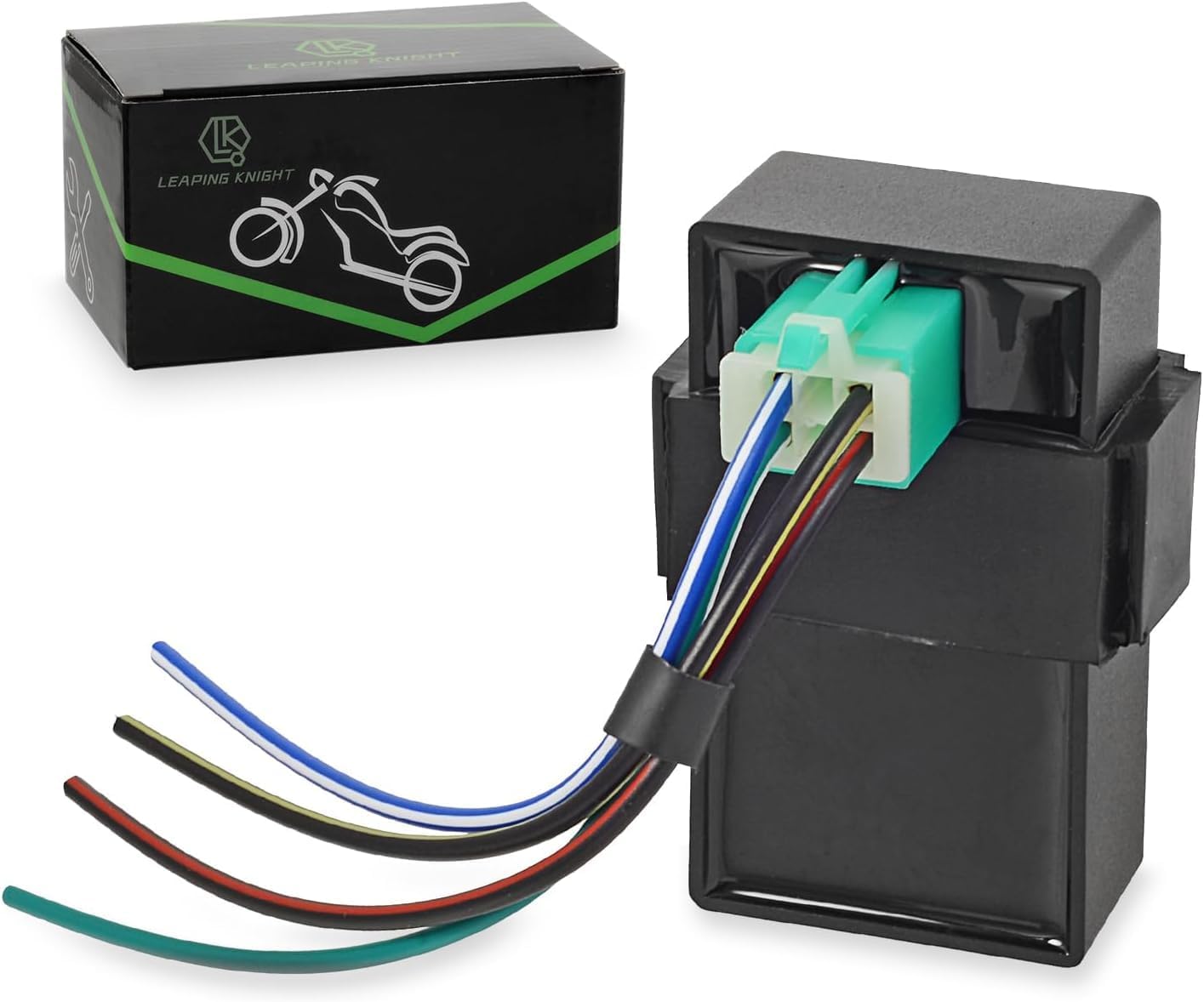4 Pin DC CDI Box for most 50cc 70cc 90cc 110cc Scooter ATV DY100 Quad ATV Quad Dirt Bike Go Kart（Includes a connecting plug）