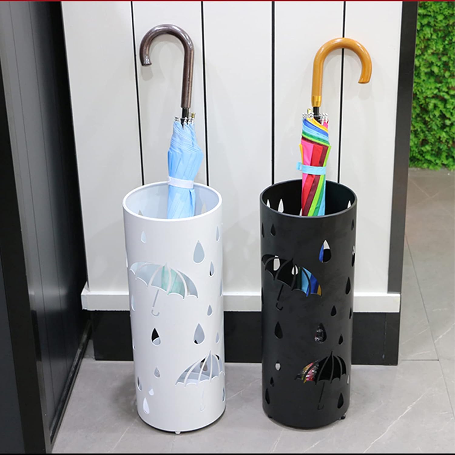 ブラッククリエイティブメタルアンブレラスタンドラック、ノルディック