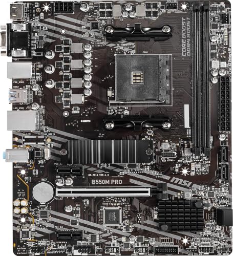 Image of Micro Center AMD 5800XT Processor with MSI PRO B550M-P MATX Motherboard