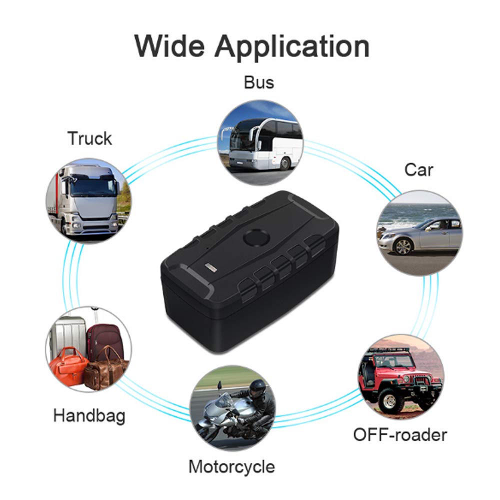Winnes Tracker GPS Voiture 20000mAh Batterie Traceur GPS avec Fonctions d'alarme Antivol Traqueur GPS Magnétique et Étanche TK918 pour Voiture Camion Moto Autos Véhicule