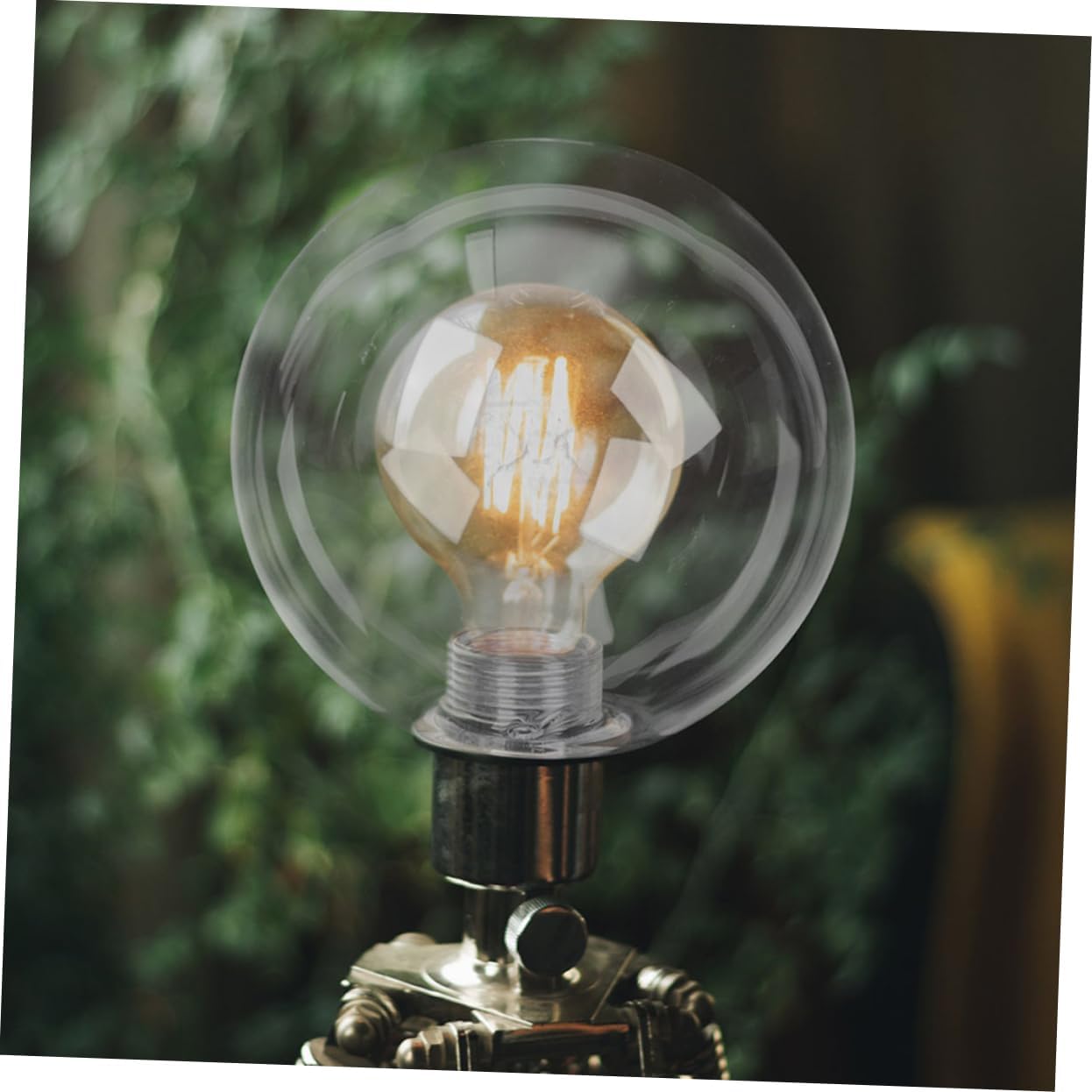 Vaguelly Clear Lamp Shade Replacement Screw Base Globe Light Cover Elegant Design for Ceiling Lighting and Home Decor