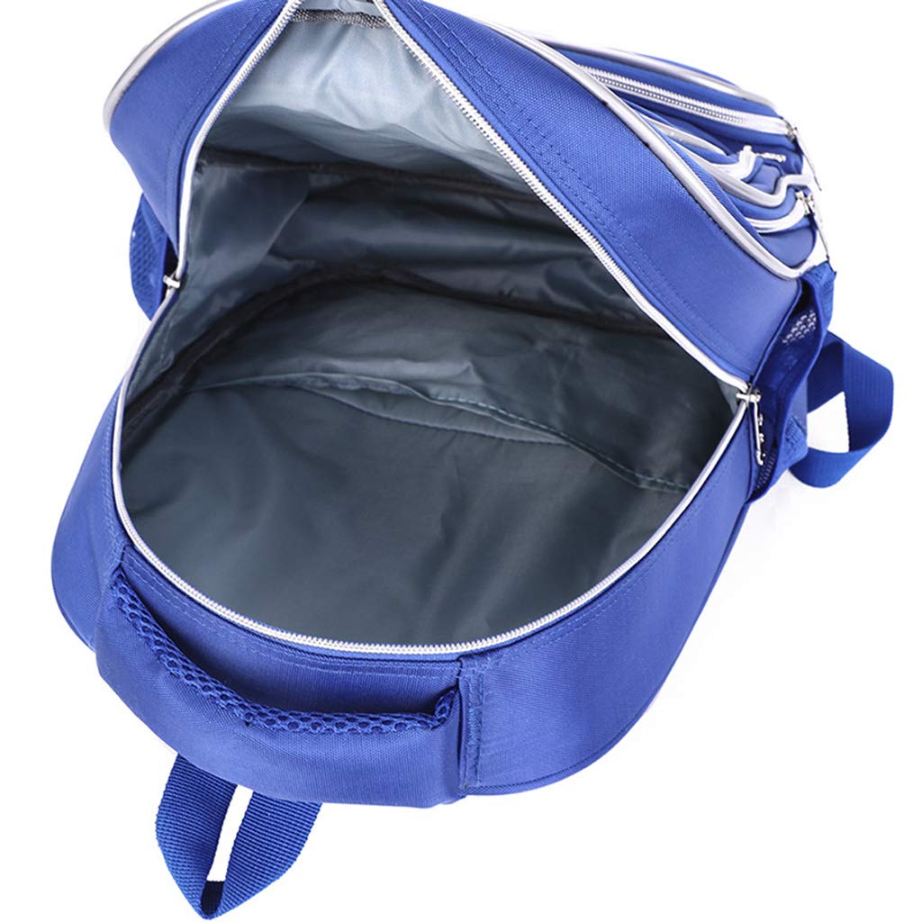 Zaino Trolley per Bambini Wheels Traspirante E Impermeabile Ridurre Il Carico dello Zaino Salire Le Scale con La Borsa da Scuola A Strisce Riflettenti,B