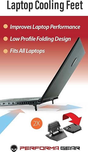 Patas de refrigeración para portátiles, mejoran el rendimiento de refrigeración de laptop. Funciona con todas las laptops, estaciones de trabajo