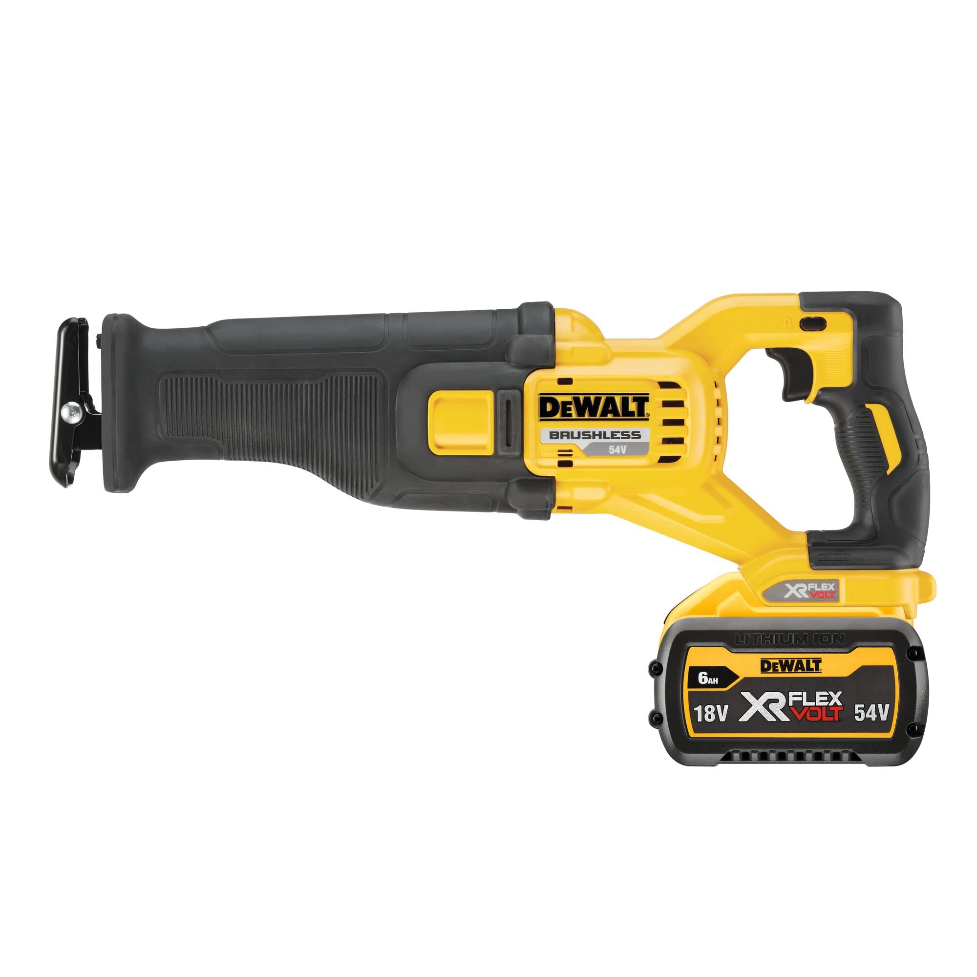 Sierra Sable sin escobillas XR FLEXVOLT 54V con 2 baterías 54V/18V Li-Ion 6Ah y maletín