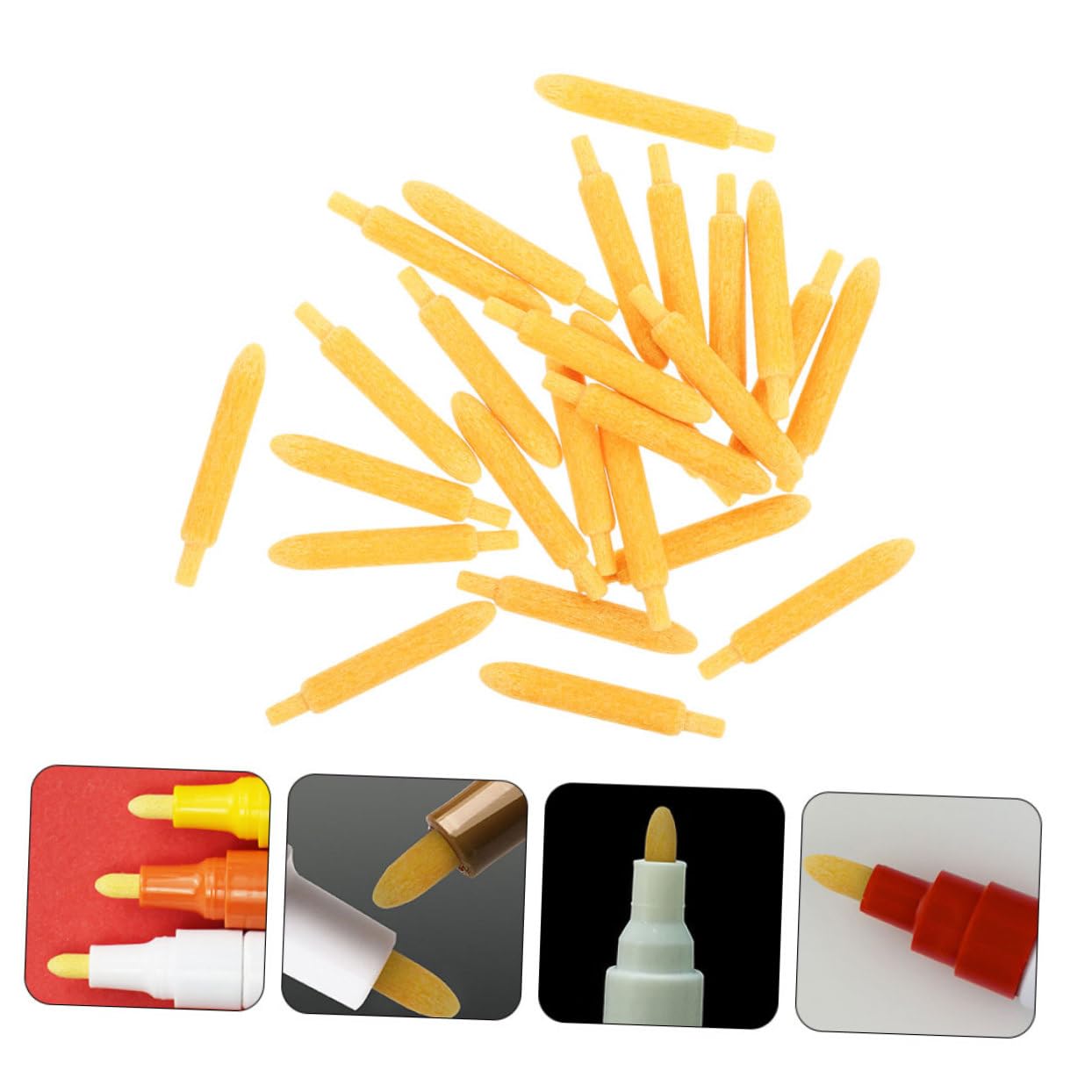 Housoutil 5 Sätze Ersatzspitzen Für Malstifte Marker Nibs Langlebige Malspitzen Für Acrylstifte Für Präzises Zeichnen Und Detailarbeiten Langlebig Und Praktisch Für Täglichen 100 Stück * 5