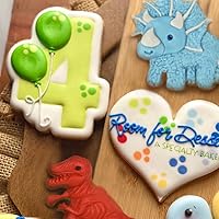 Vista 4 de Funshowcase Molde de silicona para fondant de dinosaurio Carcharodontosaurus 2.6inch