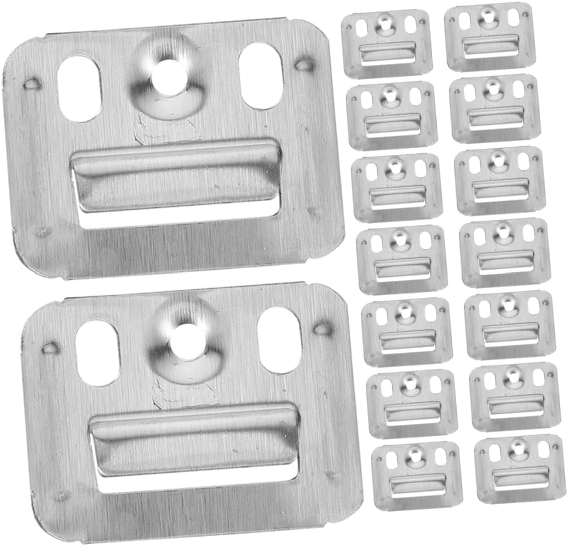 300pcs Stainless Steel Clamp for Integrated Wall Panels Wall Panel Buckle for Furniture Easy Installation Smooth Edges Heavy Pressure Resistance