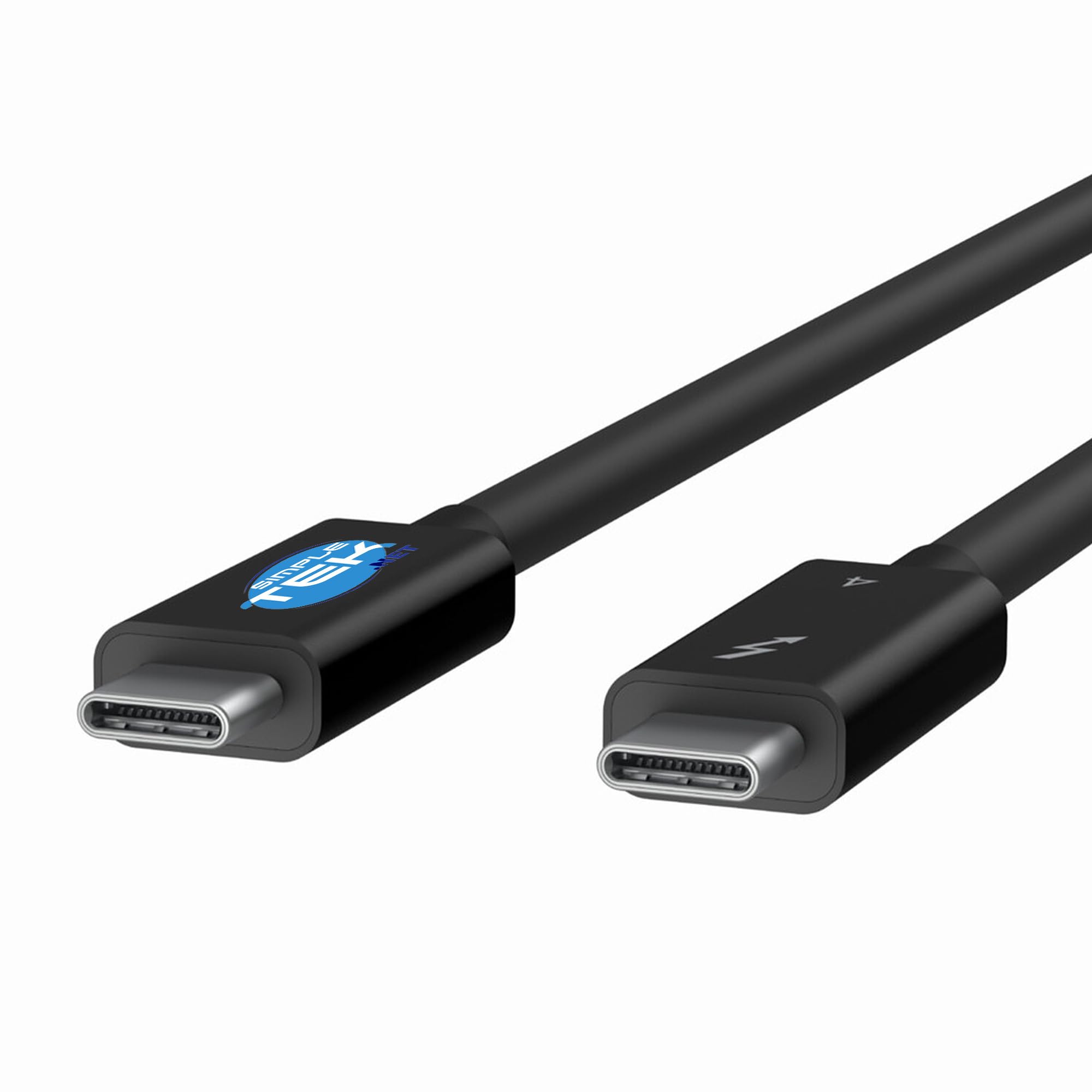 SIMPLETEK - Cavo USB-C per alimentazione e dati, Ricarica rapida fino a 230W, trasferimento dati ad alta velocità e uscita video. 70 centimetri