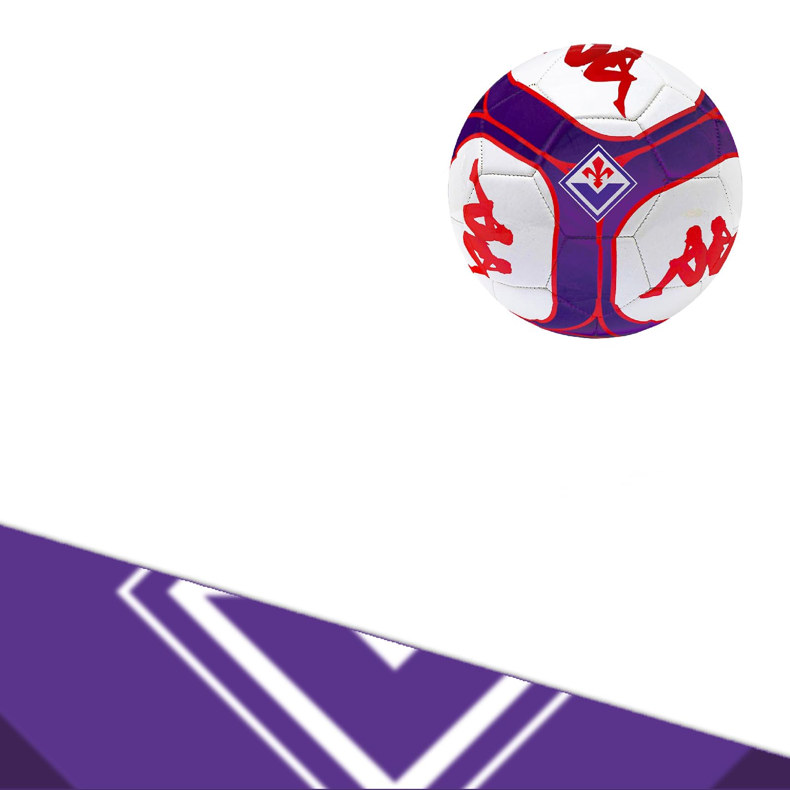 Kappa Pallone Fiorentina Palla Calcio Fiorentina Ufficiale. Modello con Logo.