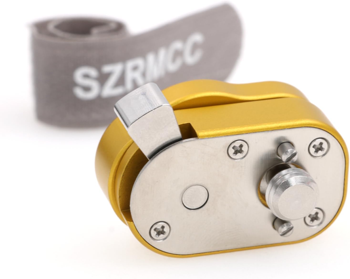 SZRMCC Mini Monitor Quick Release Plate Magic Arm LED Lights 3/8 Screws M3 Camcorder Rig Accessories for Sony Alexa ARRI DSLR Camera Monitor (Yellow) image 2