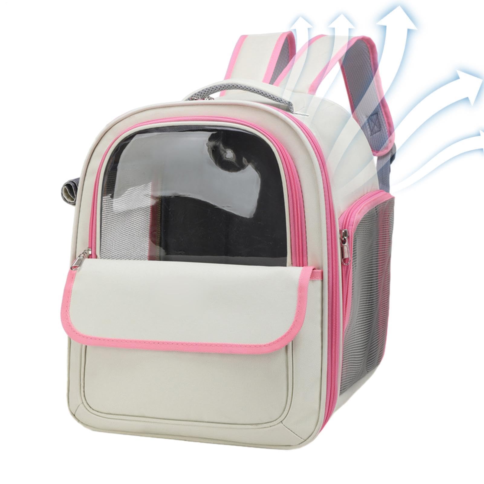 Trasportini per animali con zaino a bolle, Borsa per zaino per gatti Comodo | Ventilato Spazioso, confortevole e leggero, trasportino per