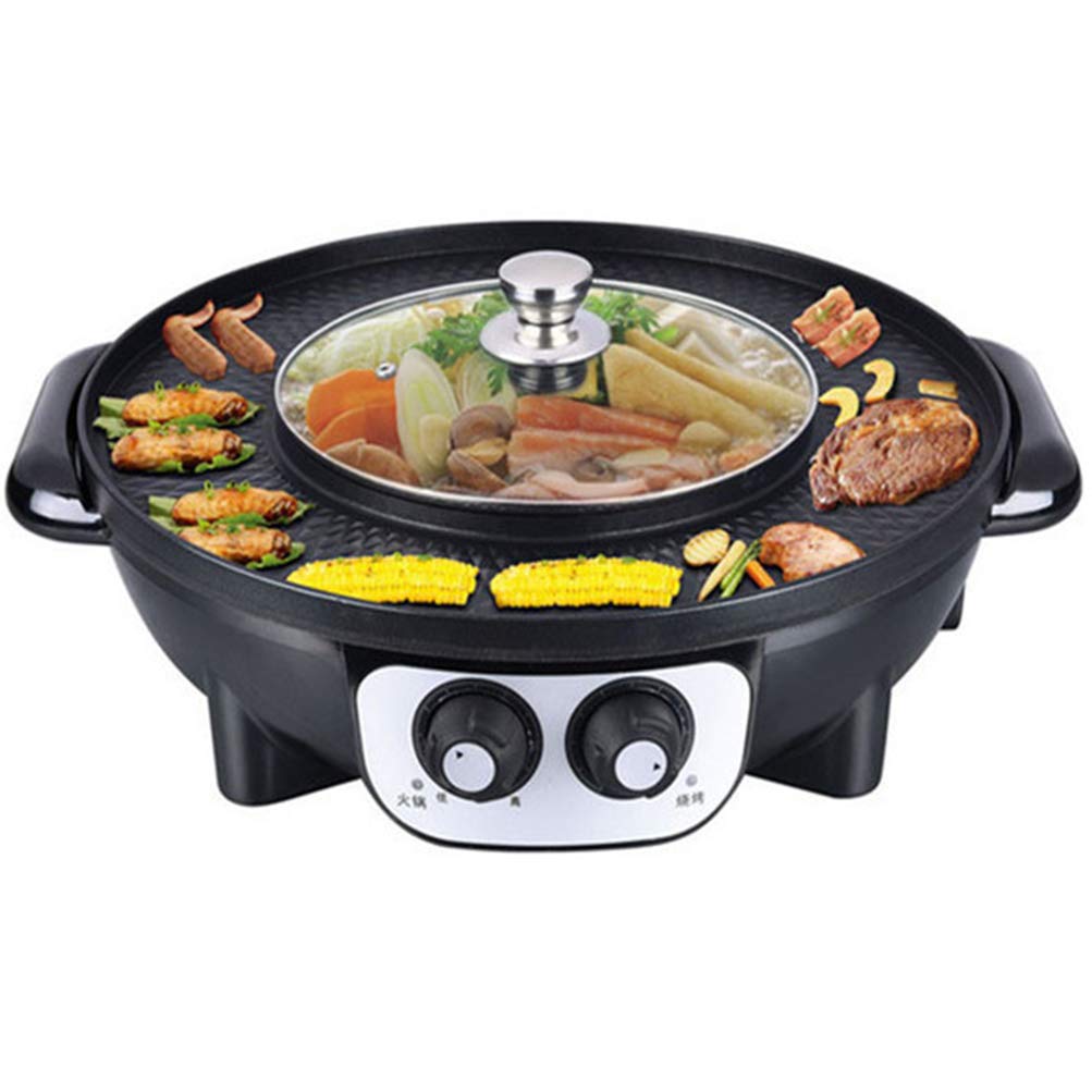Buy LJIE Korean Barbecue Hot Pot, Multipurpose Multipurpose, Dual
