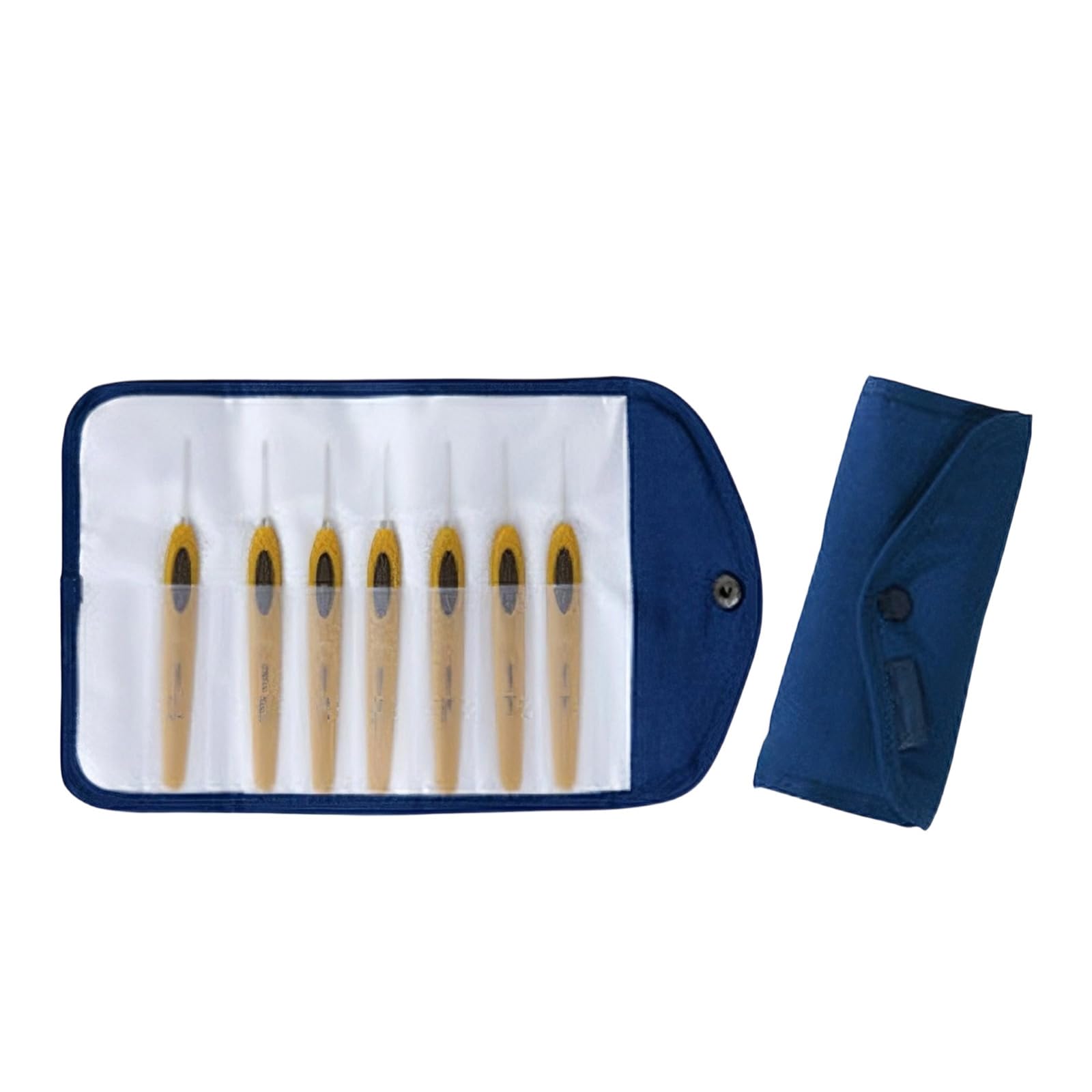 Juego de agujas de ganchillo para manualidades de encaje, incluye mango ergonómico de varios tamaños, estuche de almacenamiento portátil, ideal para proyectos, gancho de aluminio