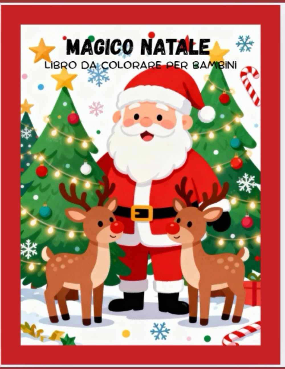 Magico Natale: Libro da Colorare per Bambini