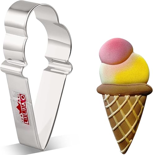 LILIAO Cortador de galletas de helado - 2 x 4.2 pulgadas - Acero inoxidable