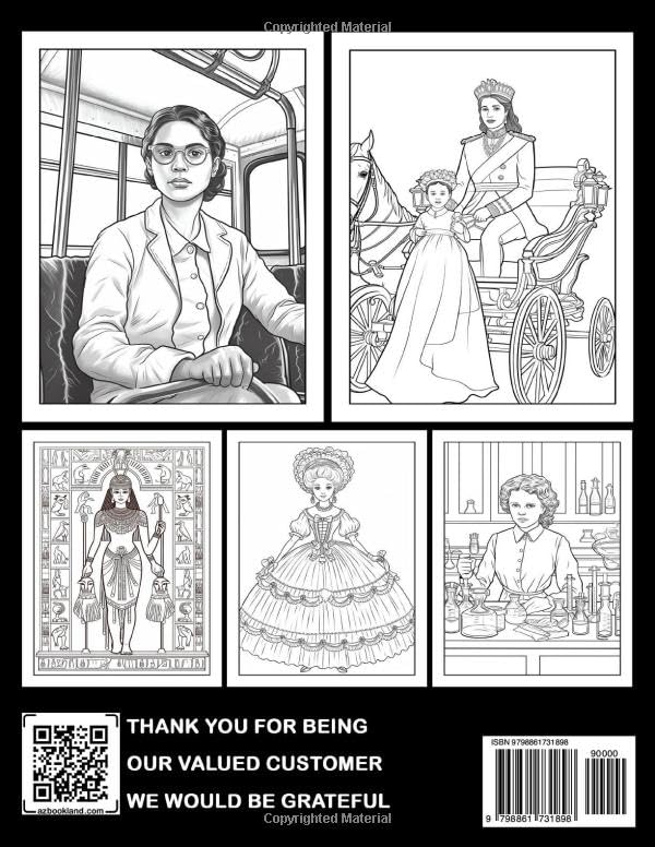 Historical Figures Coloring Book: A Tribute to Masterpiece Theater - Explore, Color, and Learn - Image 2
