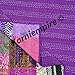 Handmade Purple Patola Sari Silk Patchwork Kantha Quilt Blanket Boho Vintage Bedspreads Throw Bohemian Bedding Handmade Quilts Ethnic Reversible Bed Sofa Cover Decorative (King [108