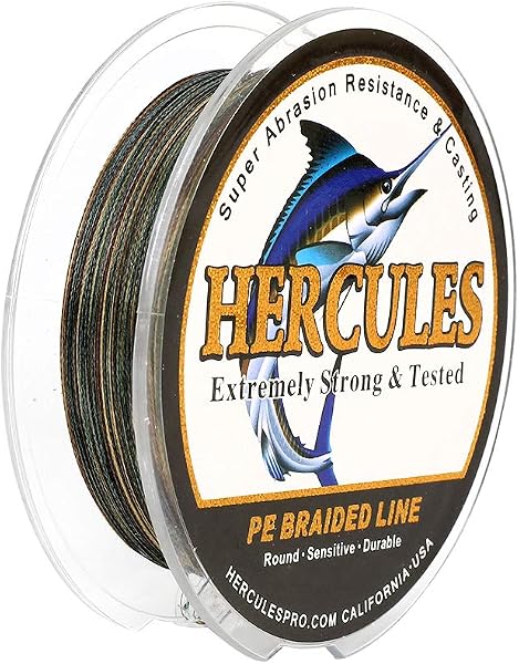 Hercules Super Cast 100m - 2000m 109-2196 Yards Geflochtene Angelschnur 6lb - 100lb Test für Salzwasser Süßwasser PE Geflecht Fischdraht Superline 4 Stränge - 1