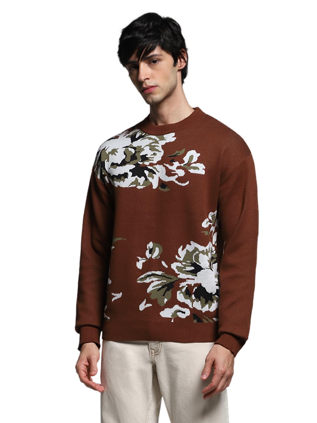 jack & jones Men Cotton Blend Crew Neck Sweater-picture-54