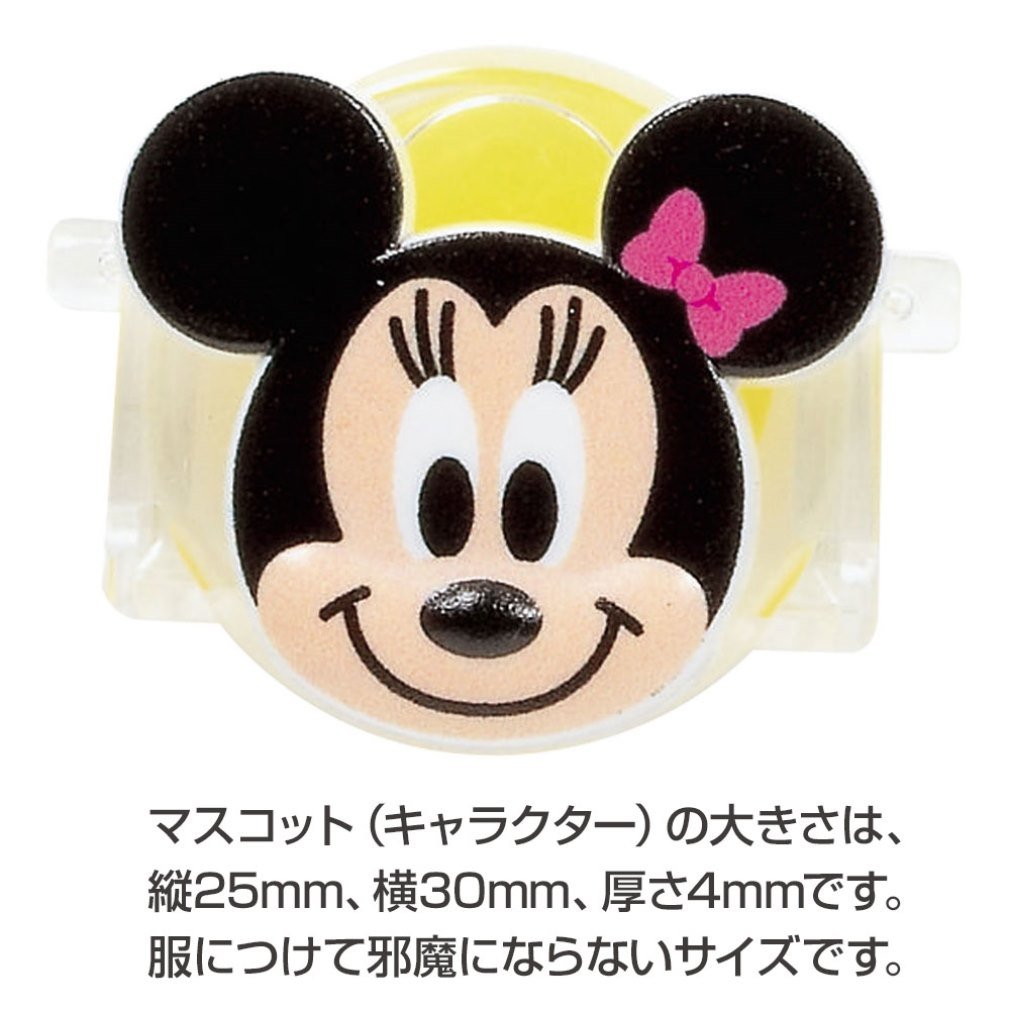 Amazon | サンスター文具 ディズニー 名札 まーるい開かずピンちゃん