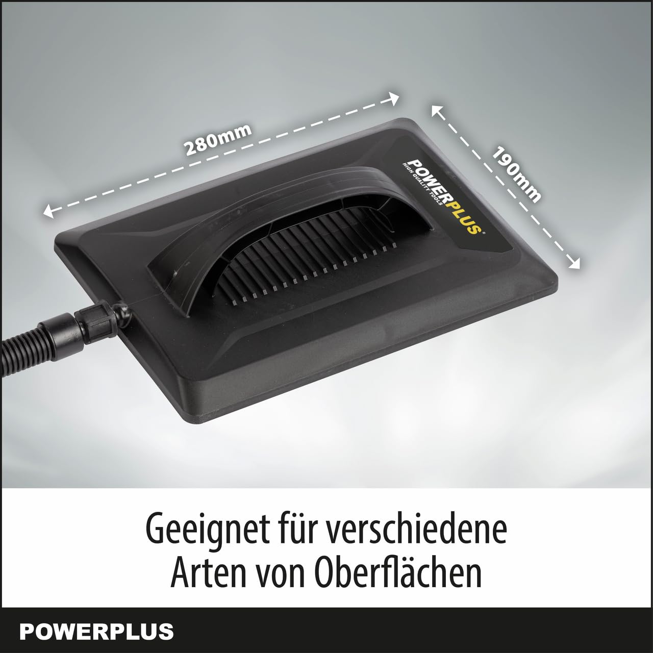 Powerplus elektrischer Dampftapetenablöse POWX3410-2000W Tapetenablöser - 4.5L Tank - 90min Arbeitszeit - 280x190mm Dampfplatte