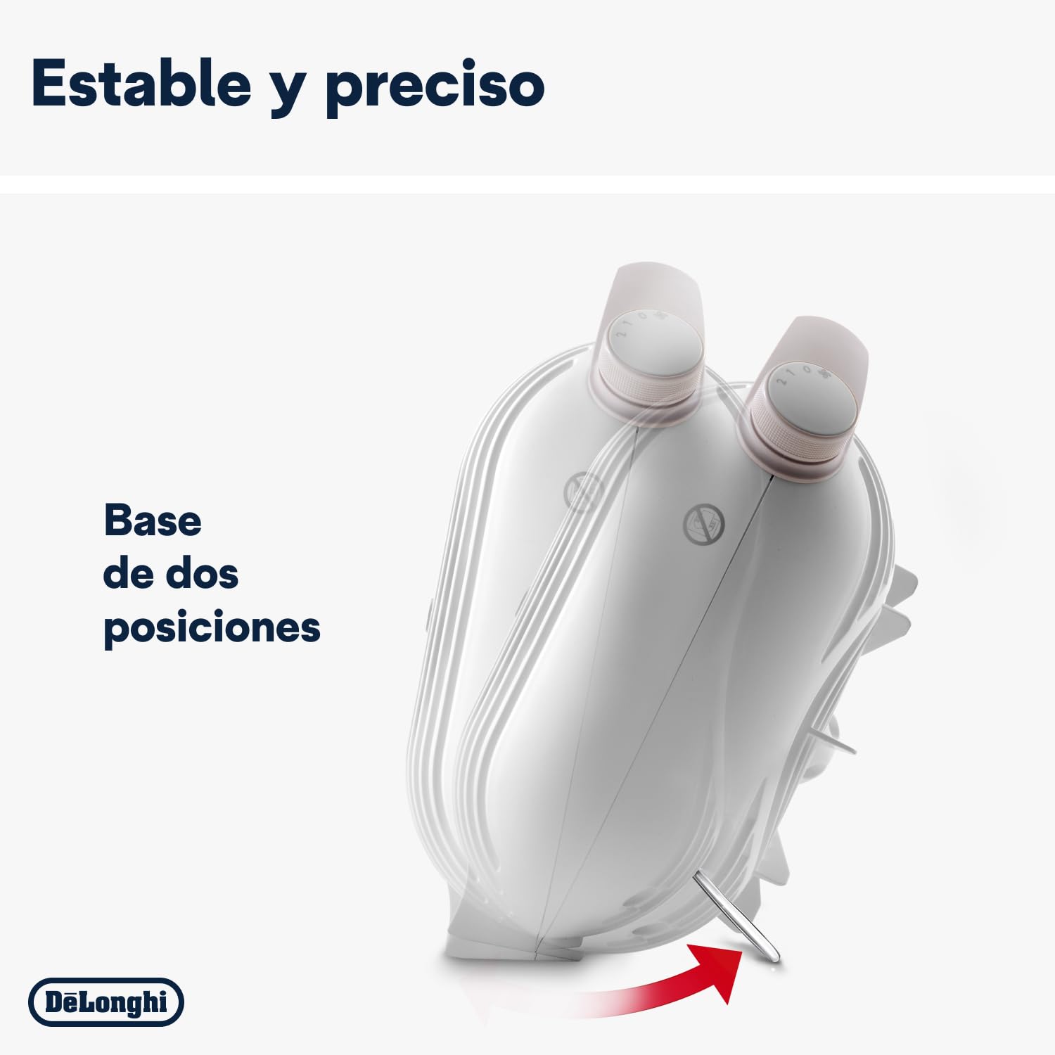 De'Longhi HFS 30B24W - Termoventilador (2400 W, termostato de habitación ajustable, ventilador de verano)