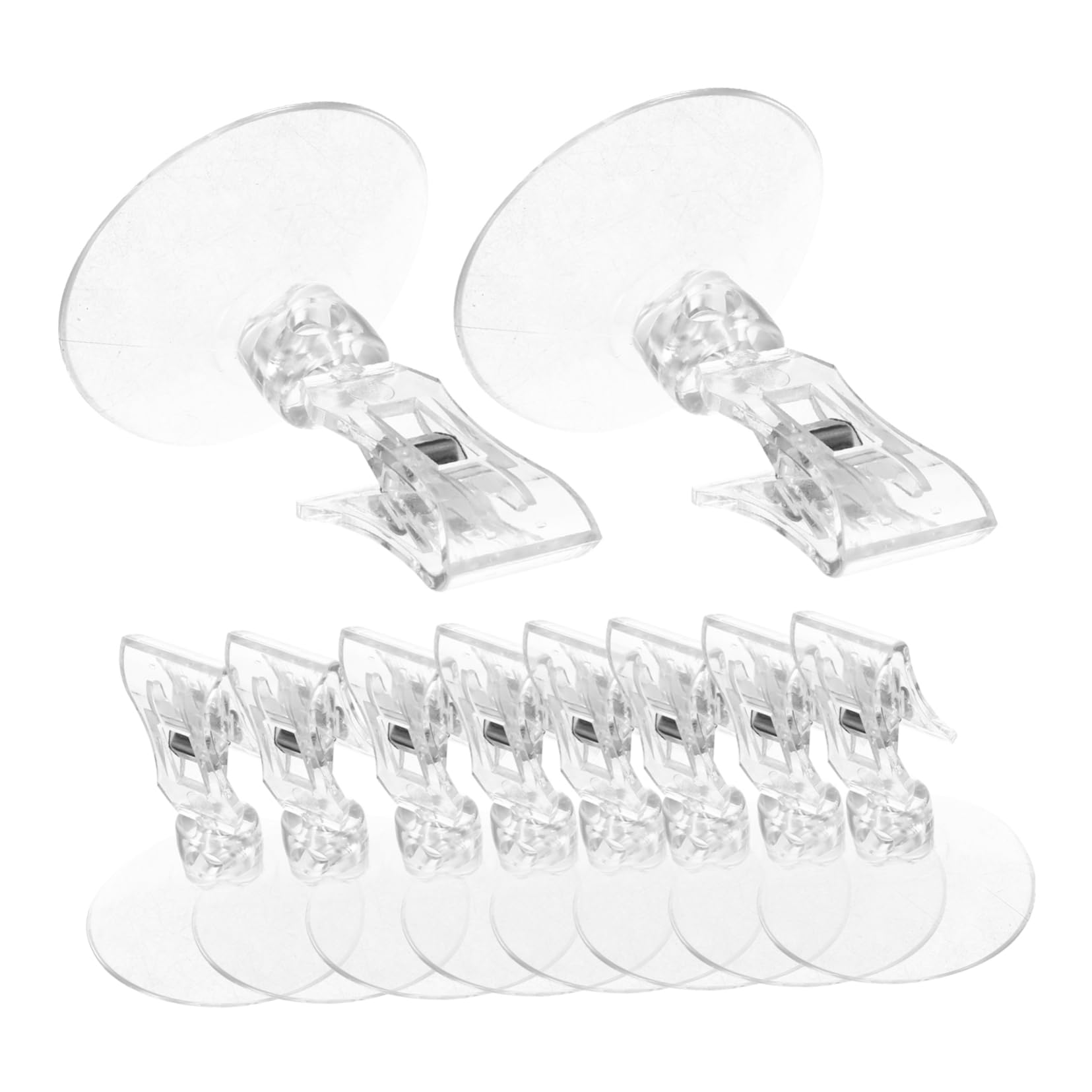 MAGICLULU 5 Set di Robuste Clip per da Doccia Facili da Installare Elementi di Fissaggio in Plastica per Protezione Antivento per 10 Pezzi * 5