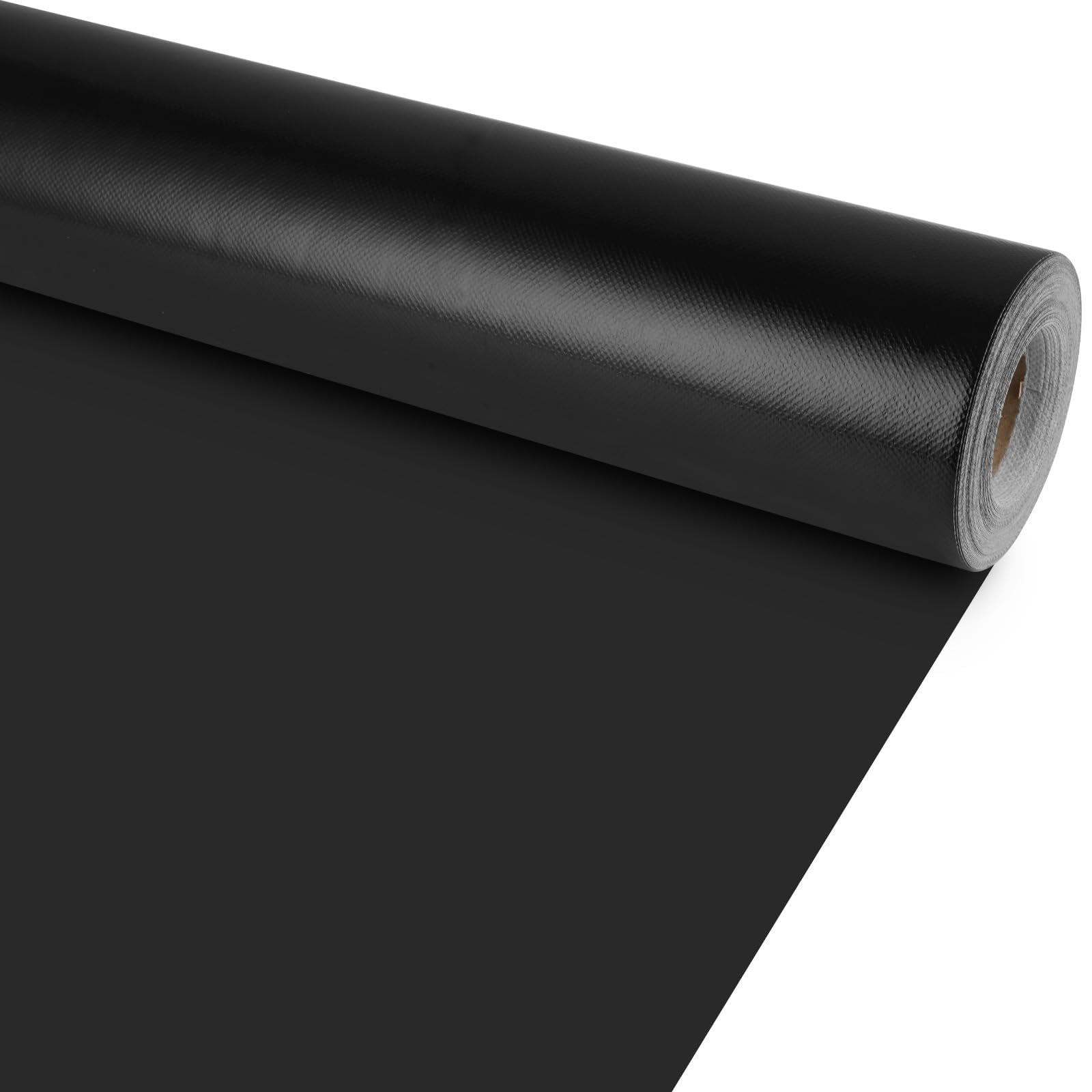 Black Bulletin Board Roll Reusable Waterproof Erasable Bulletin Board Fade Resistant Wrinkle Resistant Poster Non-Woven Fabric Bulletin Board Roll for Classroom Decor Wrapping Crafts（15.7" x 26ft）