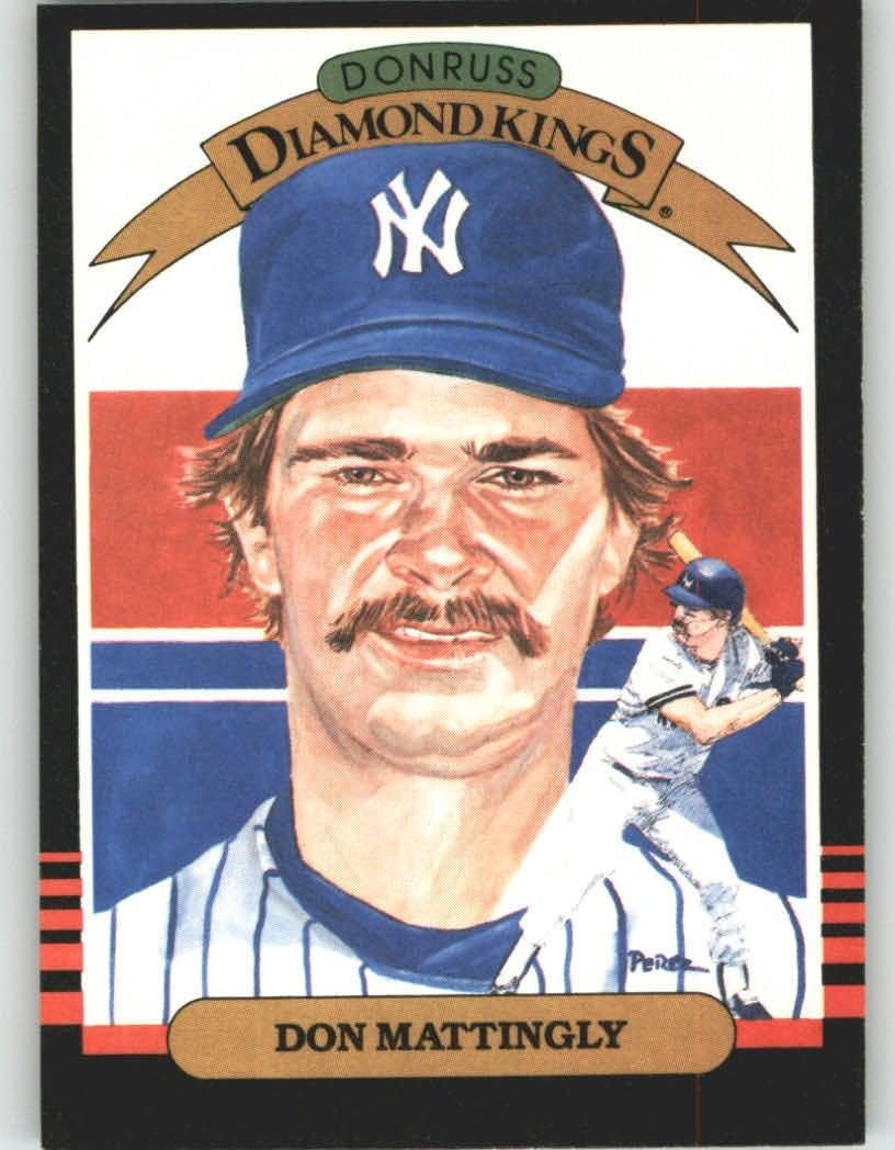 1985 Donruss 7 Don Mattingly DK New York Yankees (Diamond King
