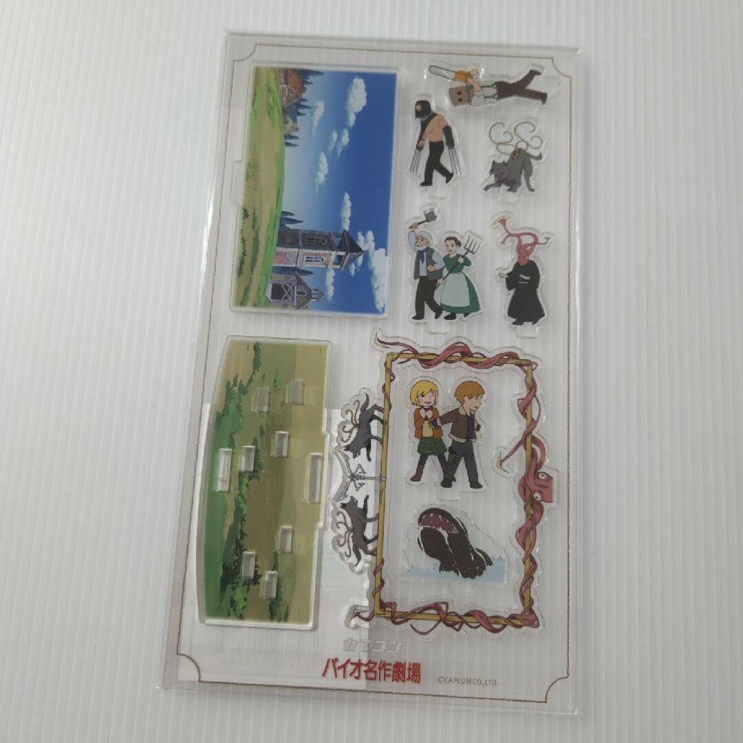 集合 バイオ名作劇場 アクリルジオラマスタンド 「バイオハザード RE：4」 アクリルスタンド・アクリルパネル 集合 バイオ名作劇場