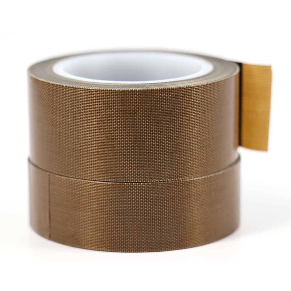 Nastro Tessuto PTFE Marrone 10M 0.13mm Alta Temp | Stabile a caldo, isol. elettr., basso attrito, basso residuo, anticorr., antiusura.(80mm)