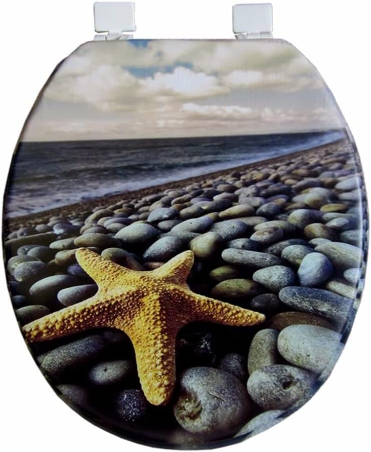 Toilet Seat Cover Set Sponge 17" Lid Pattern Soft Warm